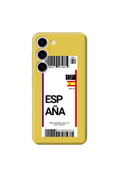 Other Samsung S23 Plus Espana Arrival Yellow Colored Silicone TPU Θήκη