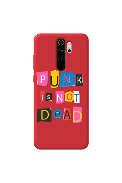 Other Xiaomi Redmi Note 8 Pro Punk is not Dead Red Colored Silicone TPU Θήκη