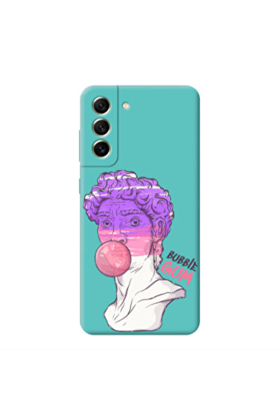 Other Samsung S21 PLUS Pin Bubble Turquoise Colored Silicone TPU Θήκη