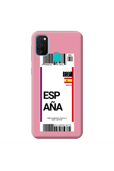 Other Samsung M21 Espana Arrival Pink Colored Silicone TPU Θήκη