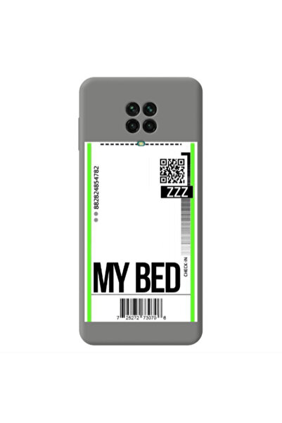 Other Xiaomi Redmi Note 9 Pro My Bed ZZZ Grey Colored Silicone TPU Θήκη
