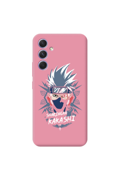 Other Samsung A56 Anime Mangoo Pink Colored Silicone TPU Θήκη
