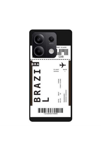 Other Xiaomi Redmi Note 13 5G Brazil BRA Black Colored Silicone TPU Θήκη