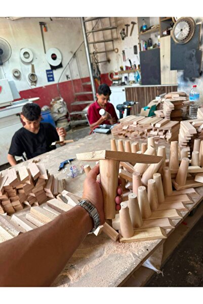 koltuk ayağı kulaklı konik 15 cm 12li