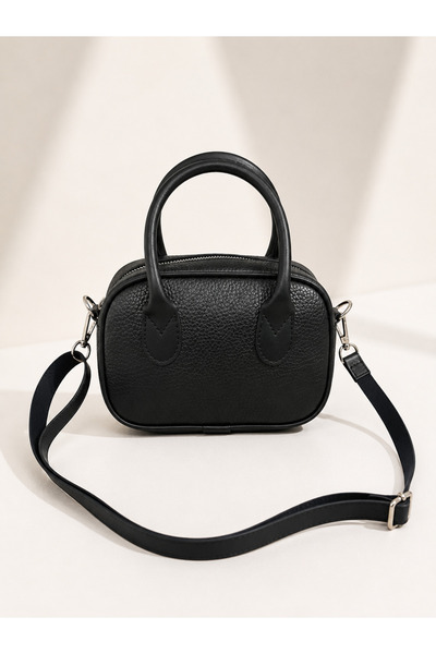 Silvans bag Kadın Mini El ve Omuz Çantası Ayarlanabilir Askılı Fermuarlı Günl...