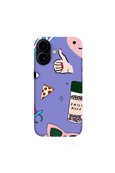 Other Apple Iphone 16 plus Chill Purple Colored Silicone TPU Θήκη