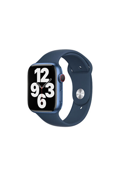OEM Λουράκι Σιλικόνης με Πόρπη Μπλε (Apple Watch 44/45/46mm/Ultra 49mm)
