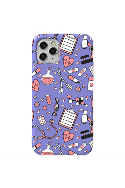 Other Apple iPhone 11 Pro Laboratory Purple Colored Silicone TPU Θήκη