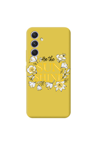 Other Samsung A56 Sun Shine Yellow Colored Silicone TPU Θήκη
