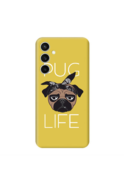 Other Samsung S24 Plus Pug Life Yellow Colored Silicone TPU Θήκη