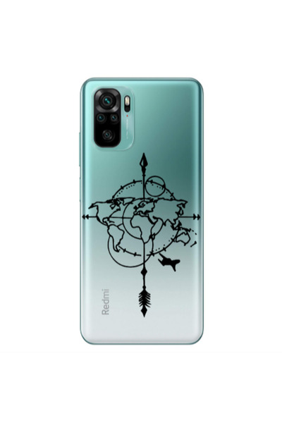 Other Xiaomi Redmi Note 10S Old Map Transparent Silicone TPU Θήκη