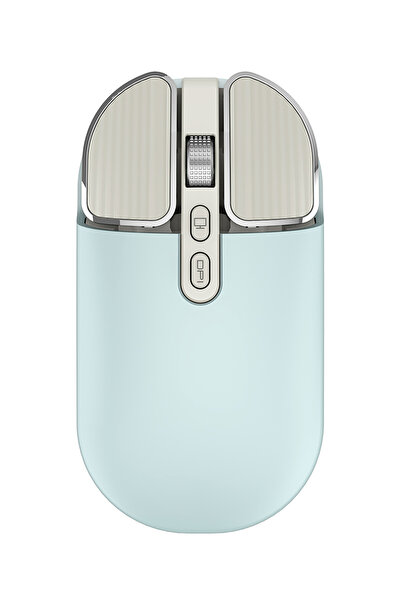 Anatoptan Kablosuz Sessiz Mouse - 1600 DPI, Hafif Tasarım, Çift Yönlü Bağlant...