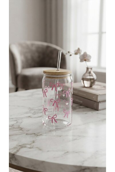 Pressia 350ml Bowknot Glass Cup