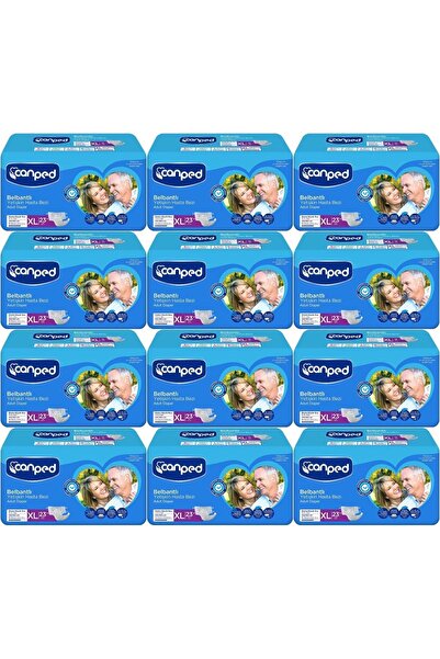 Canped Yetişkin Bezi Bel Bantlı Tekstil Yüzey XL - Ekstra Large - Extra Large...