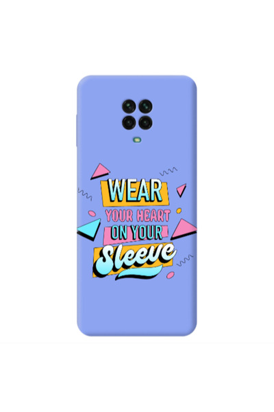 Other Xiaomi Redmi Note 9 Pro Wear Your Heart Light Purple Colored Silicone T...