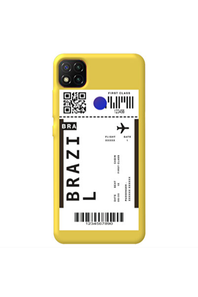 Other Xiaomi Redmi 9c Brazil BRA Yellow Colored Silicone TPU Θήκη