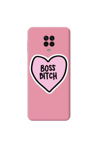 Other Xiaomi Redmi Note 9 Pro Boss Bitch Pink Colored Silicone TPU Θήκη