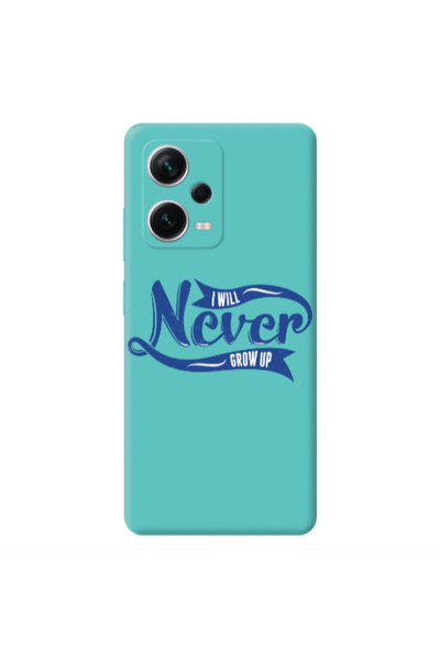 Other Xiaomi Poco X5 I Will Never Grow Up Turquoise Colored Silicone TPU Θήκη
