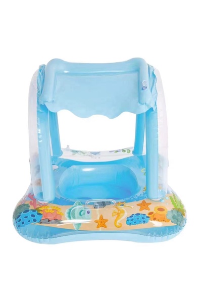 Downtown Gölgelikli Tenteli Çocuk Deniz Simiti Baby Float Bebek Deniz Simiti ...