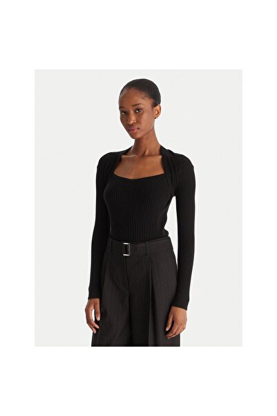 Access Fashion Γυναικείο Πουλόβερ 54-8048 Μαύρο
