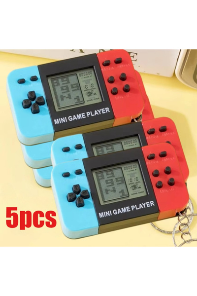 Choice3 5pcs 1pc Classic Tetri Handheld Game Console Keychain Retro Portable ...
