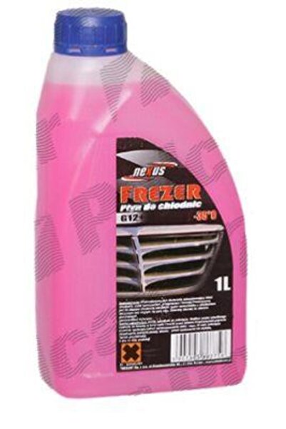 RapidAuto Antigel diluat Frezer 1 litru; G12+; pana la -35°C; Roz
