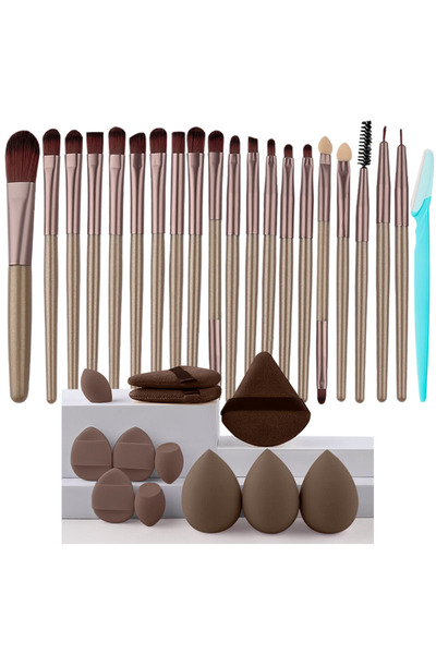 Choice3 20CO-A 20Pcs Makeup Brush Set Eyeshadow Eyeliner Brushes Foundation C...