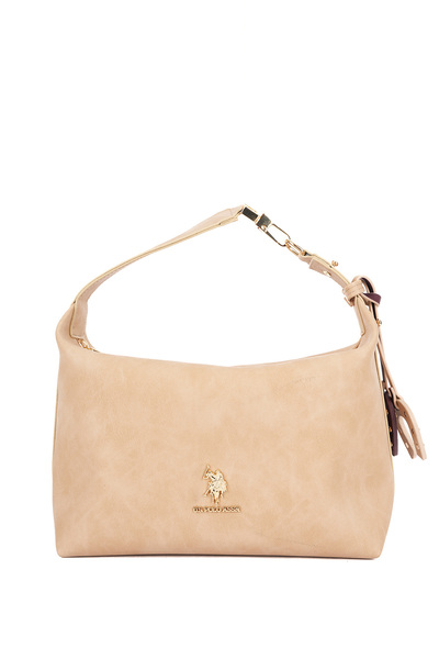 U.S. Polo Assn. حقيبة ماسنجر نسائية باللون البيج US26625