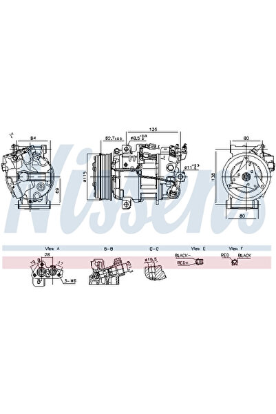 Nissens Compresor Aer Conditionat Clima RENAULT KADJAR/MEGANE 4/SCÉNIC 4