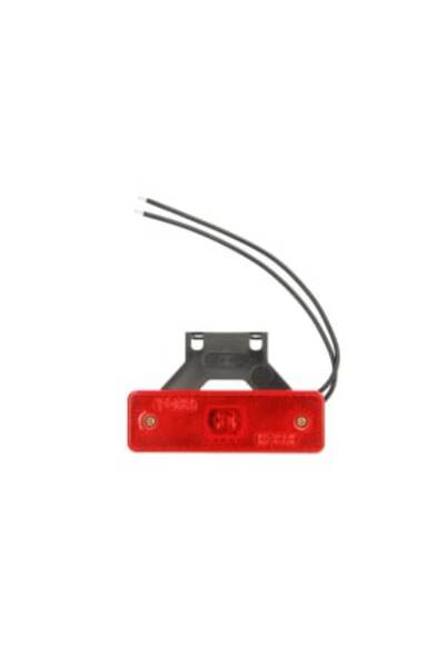 WAS Lampa Gabarit Dreapta/Stanga Forma: Dreptunghiular Rosu Led 12/24v (cu Ba...