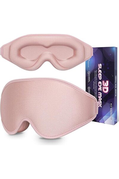 Arabest 3D Sleep Mask for Women & Men, Blackout Light Blocking Night Blindfol...