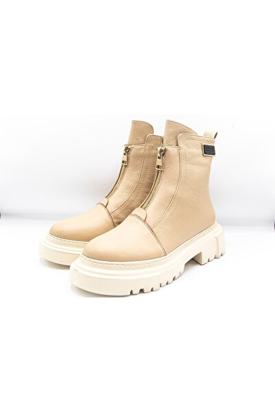 MANUFACTURER Cizme de damă din piele naturală - ALB 25103251 BE