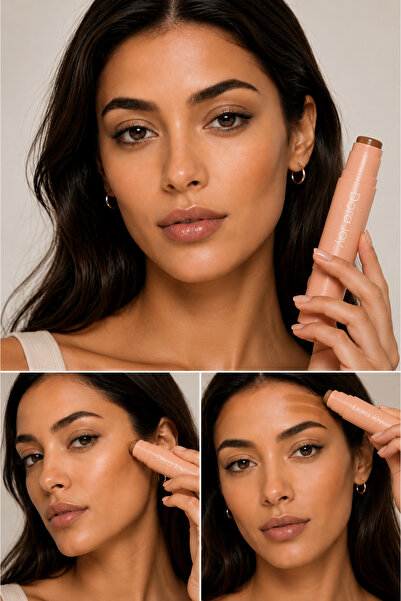 Dora Joy Multi Stick Bronzer & Kontür Angel Bronze 02 Fırça Aplikatörlü Avocado Oil Shea Butter Hyalüronik Asit / Sculpt Joy Bronzer & Contour