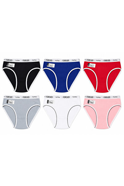 Tutku Women's Forever Bikini Panties Set of 6
