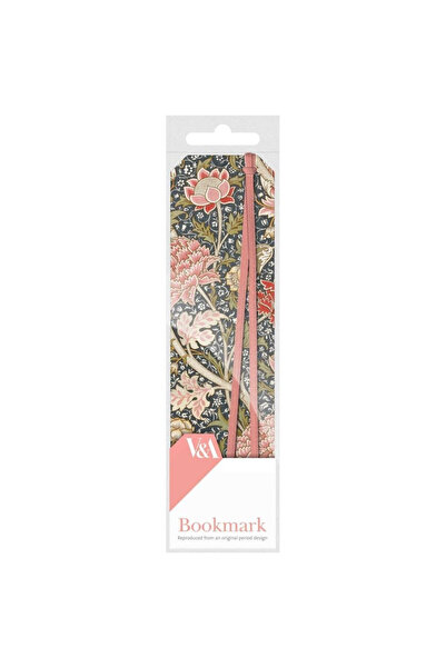 İF Semn de carte / Bookmark V&A cu motive Morris & Voysey, 46×175 mm, Multicolor