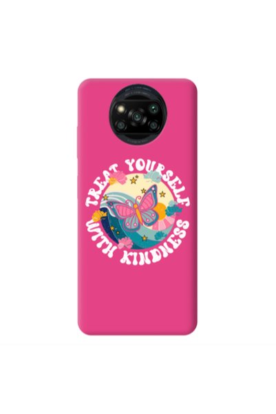 Other Xiaomi Poco X3 /X3 Pro Kindless Yourself Fuchsia Colored Silicone TPU Θήκη