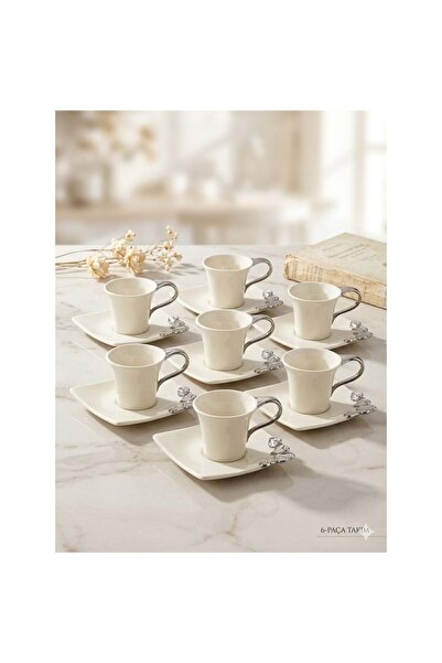 konak alışveriş 101749.Gm-Coffee Cup Porcelain Plate -Plate
