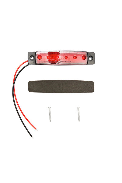 Breckner Germany Lampa laterala rosie LED Breckner Germany, 12/24V, 96x20x10 ...