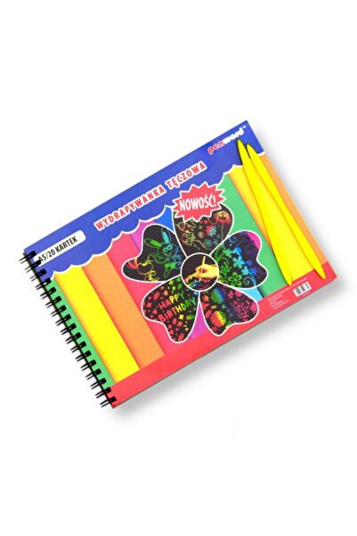 OEM Caiet hartie scratch-off, PenWord, A5, 20 coli, Multicolor