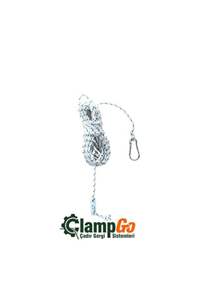 ClampGo Çadır Gergi Sistemleri 10 Metre 3mm İskota Halatı - Çadır, Branda, Te...