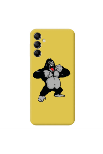 Other Samsung A24 Angry Gorilla2 Yellow Colored Silicone TPU Θήκη
