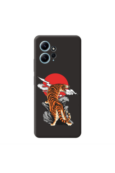 Other Xiaomi Redmi Note 12 4G Angry Gorilla Black Colored Silicone TPU Θήκη