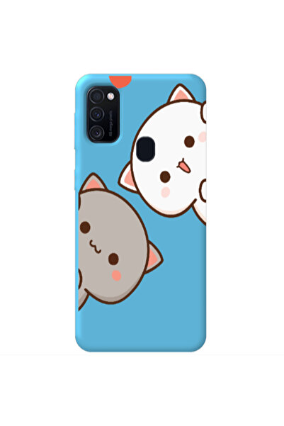 Other Samsung M21 We are here Blue Colored Silicone TPU Θήκη