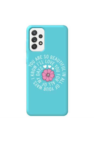 Other Samsung A52 Your Ways Turquoise Colored Silicone TPU Θήκη