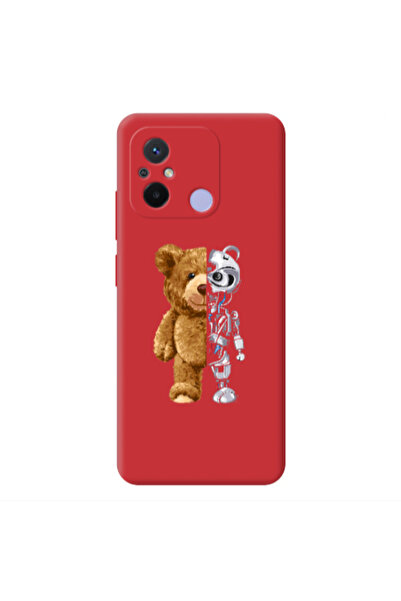 Other Xiaomi Redmi 12C Glacier Red Colored Silicone TPU Θήκη