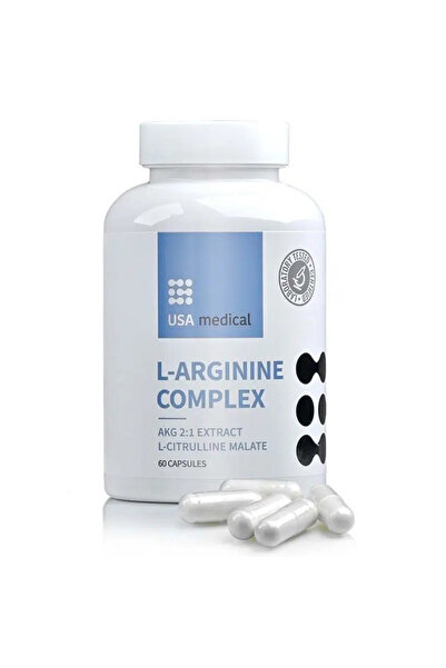 USA Medical Capsule cu complex de L-arginina 60 buc