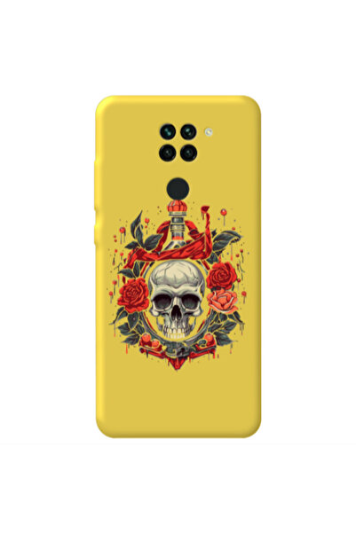 Other Xiaomi Redmi Note 9 Flower head Yellow Colored Silicone TPU Θήκη