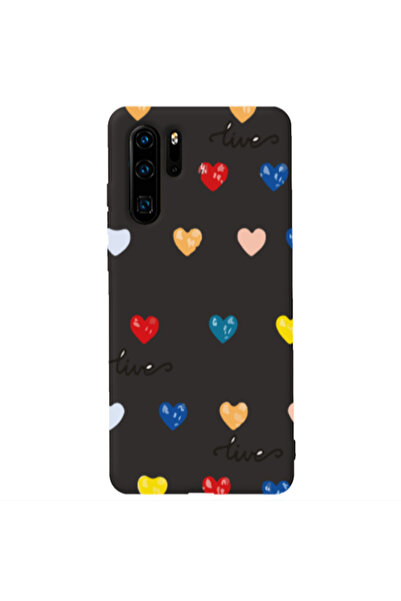 Other Huawei P30 Pro Heart Lives Black Colored Silicone TPU Θήκη