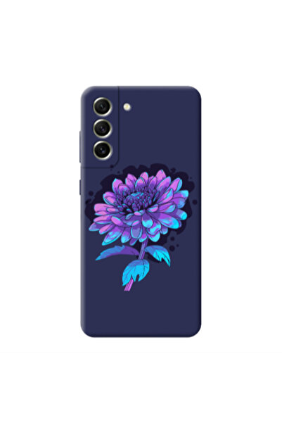 Other Samsung S21 Witch flower Dark Grey Colored Silicone TPU Θήκη