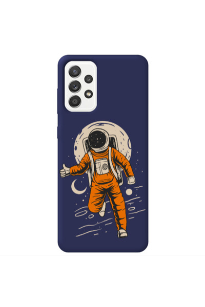 Other Samsung A23 Hitchhike Dark blue Colored Silicone TPU Θήκη